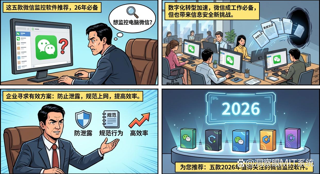 想监控电脑微信？这五款微信监控软件推荐，26年公司必备(图1)