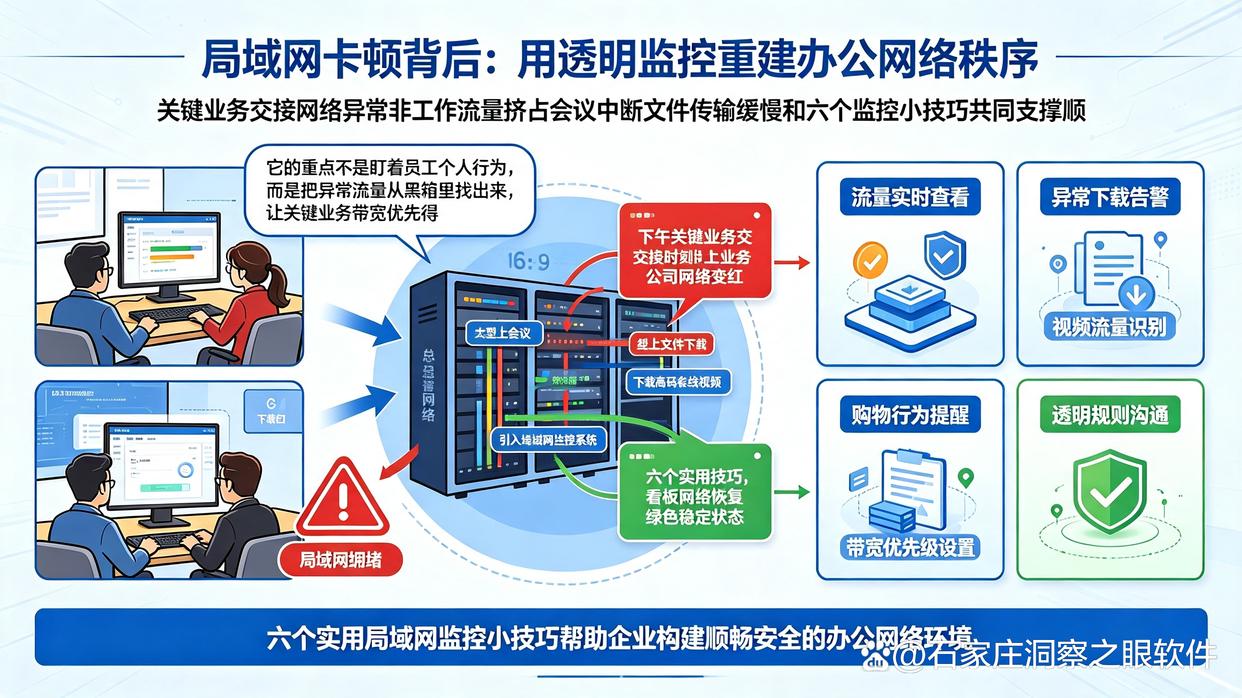 局域网监控怎么整？推荐六个局域网监控小技巧，分分钟掌握(图1)