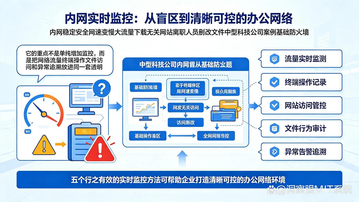 公司内网怎么监控?教你五个实时监控内网的方法,学起来(图1) 公司内网怎么监控?教你五个实时监控内网的方法,学起来(图1)