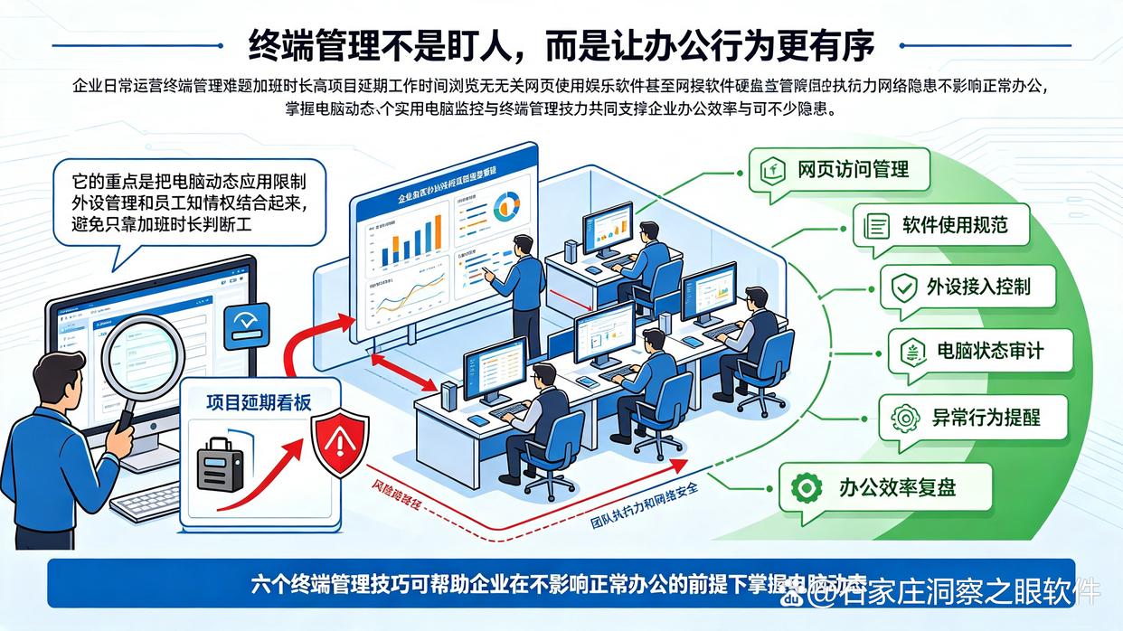 公司怎么监控？推荐六个电脑监控技巧，快来学起来(图1)