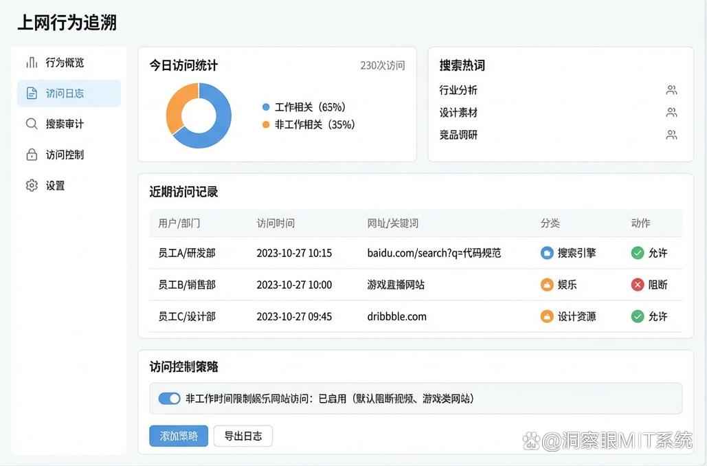 上网行为监控软件有哪些?推荐七款上网行为监控软件,快收藏了(图5) 上网行为监控软件有哪些?推荐七款上网行为监控软件,快收藏了(图5)