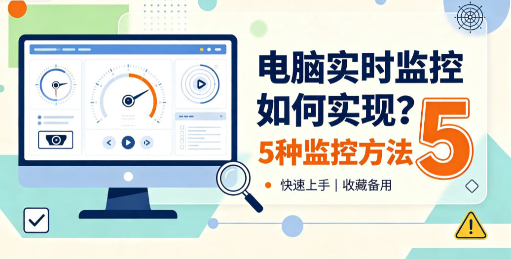 电脑实时监控如何实现?6 种监控方法,快速学会(图1) image.png