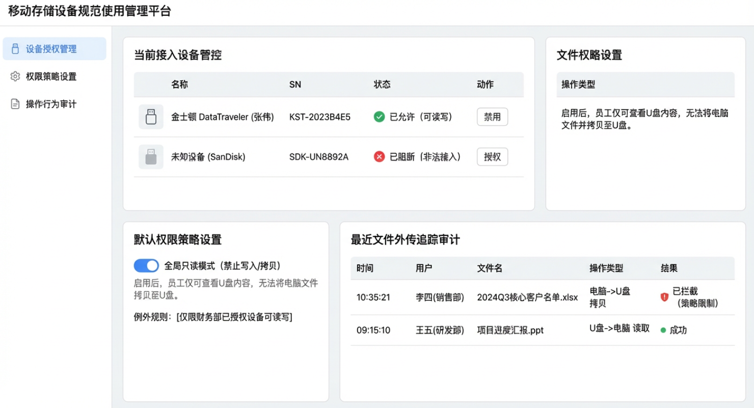 怎么管控 USB 接口?6 款实用 USB 管控工具|终端安全防护(图3) 怎么管控 USB 接口?6 款实用 USB 管控工具|终端安全防护(图3)
