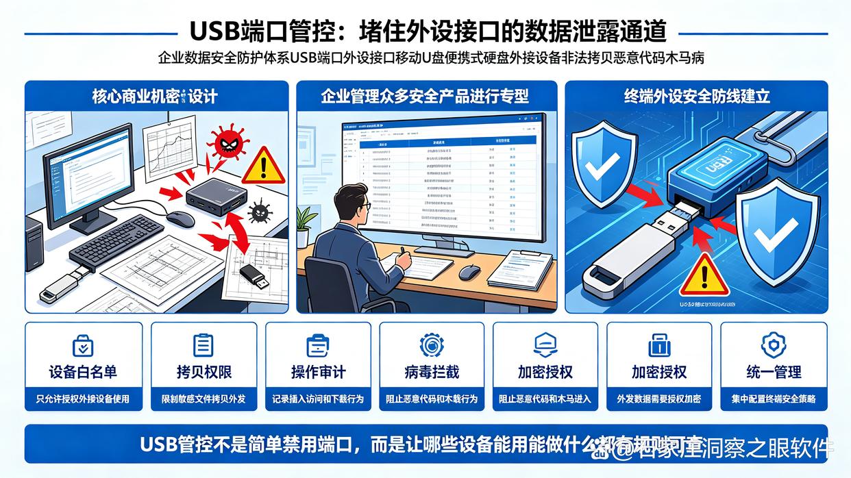 USB端口管控软件怎么选?6款实用的USB端口管控软件推荐,助你轻松管控USB端口(图1) USB端口管控软件怎么选?6款实用的USB端口管控软件推荐,助你轻松管控USB端口(图1)