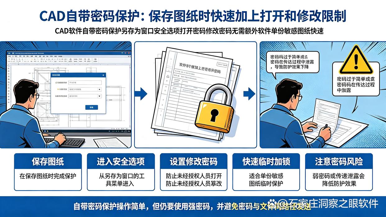 CAD图纸如何加密?教你六个操作简单的CAD图纸加密方法,收藏了(图6) CAD图纸如何加密?教你六个操作简单的CAD图纸加密方法,收藏了(图6)