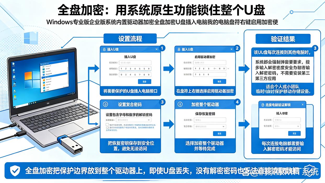 U盘也能加密?教你五个U盘加密小技巧,分分钟学会(图6) U盘也能加密?教你五个U盘加密小技巧,分分钟学会(图6)