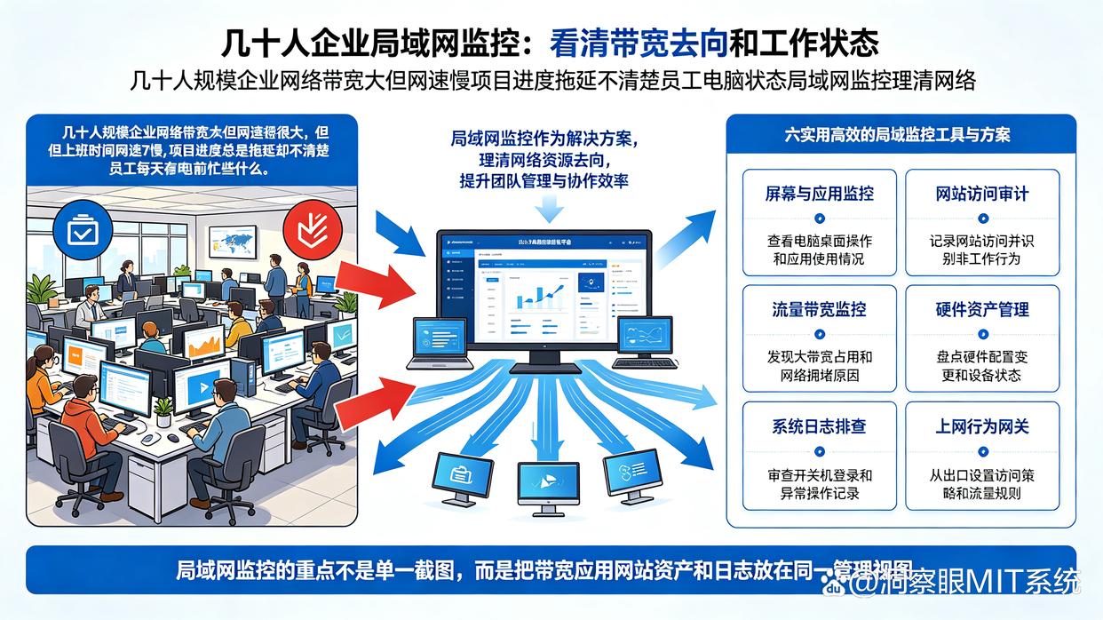 局域网怎么监控?推荐六个实用的局域网监控软件,码住试试(图1) 局域网怎么监控?推荐六个实用的局域网监控软件,码住试试(图1)