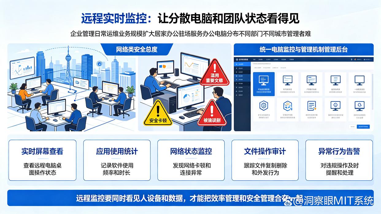 怎么远程监控电脑?分享五个远程实时监控电脑的小措施,简单又实用(图1) 怎么远程监控电脑?分享五个远程实时监控电脑的小措施,简单又实用(图1)