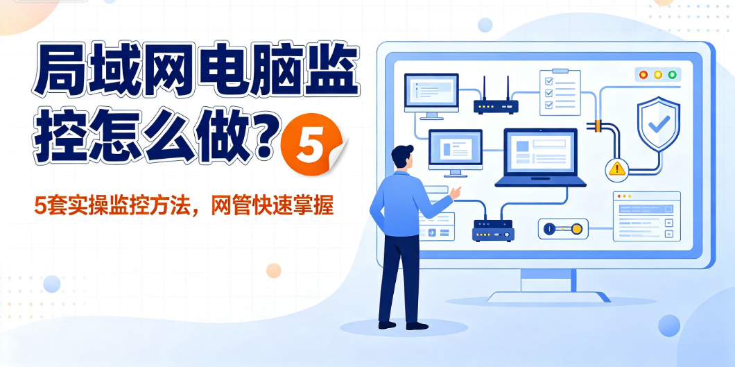 局域网电脑监控怎么做?5 套实操监控方法,网管快速掌握(图1) image.png