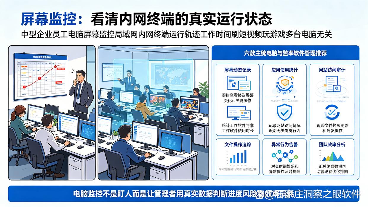 如何监控电脑?推荐六个电脑监控软件,轻松监控电脑动态(图1) 如何监控电脑?推荐六个电脑监控软件,轻松监控电脑动态(图1)