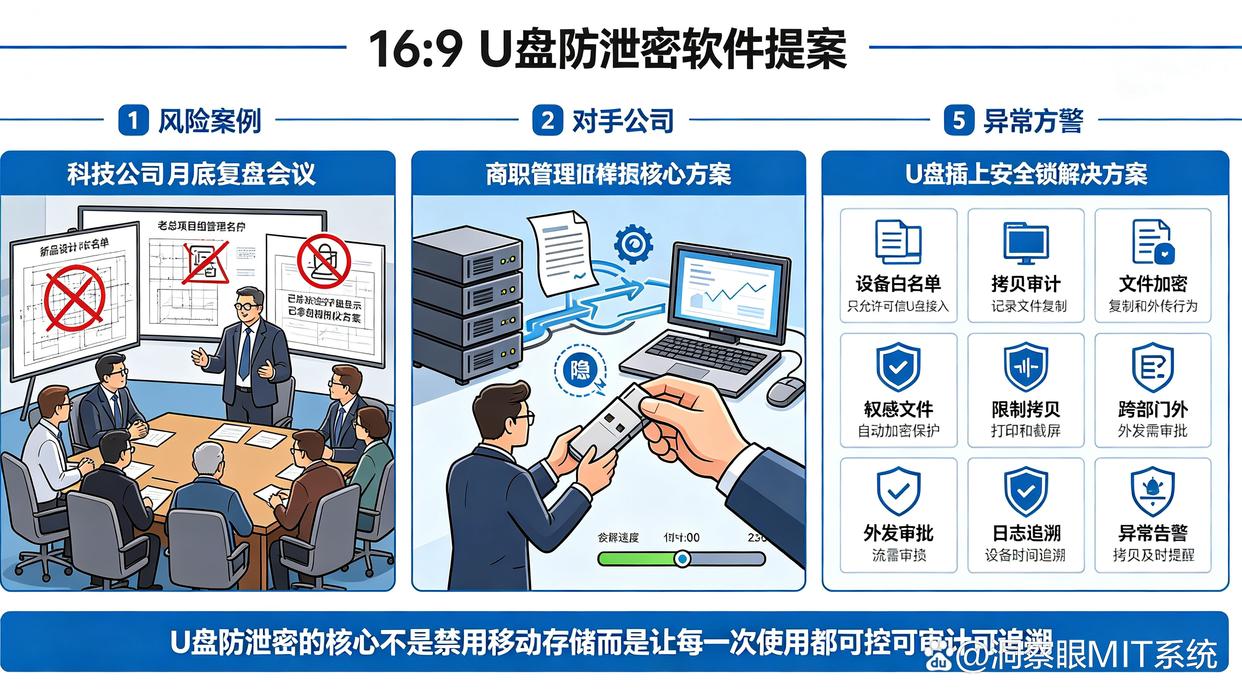 公司U盘文件被轻松拷走?推荐七款U盘防泄密软件,26年必备(图1) 公司U盘文件被轻松拷走?推荐七款U盘防泄密软件,26年必备(图1)