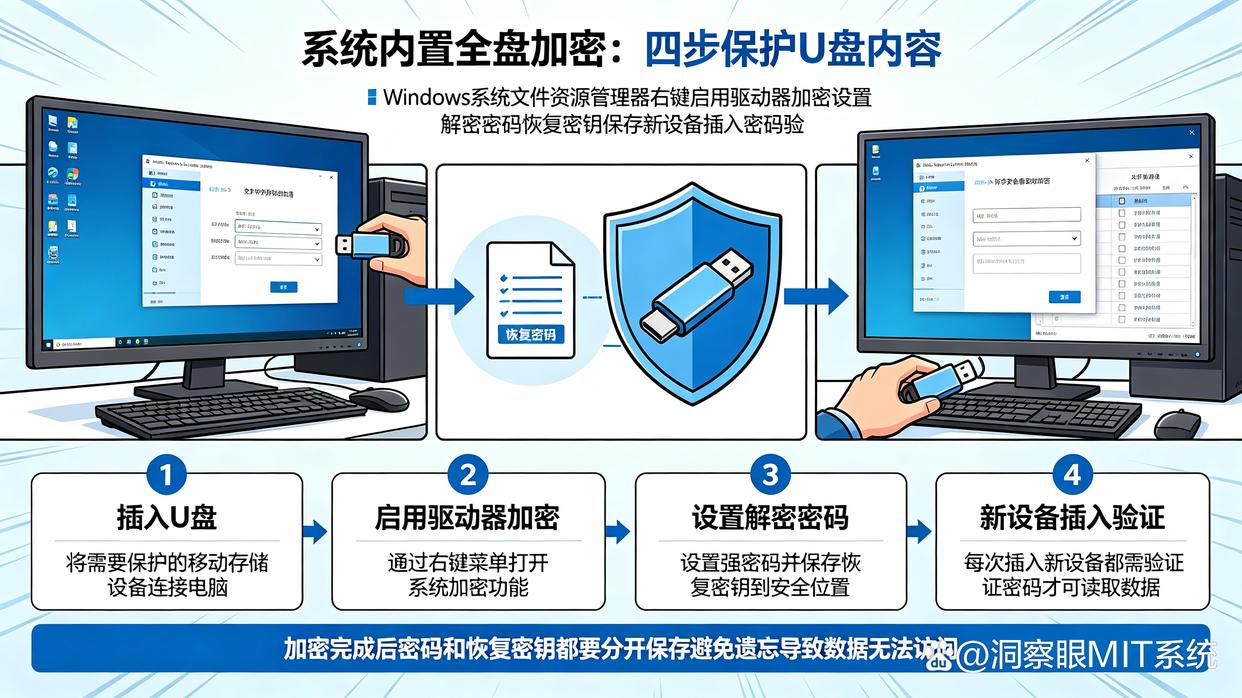 U盘怎么加密?给U盘加密的五个小技巧分享给你,码住学起来(图6) U盘怎么加密?给U盘加密的五个小技巧分享给你,码住学起来(图6)