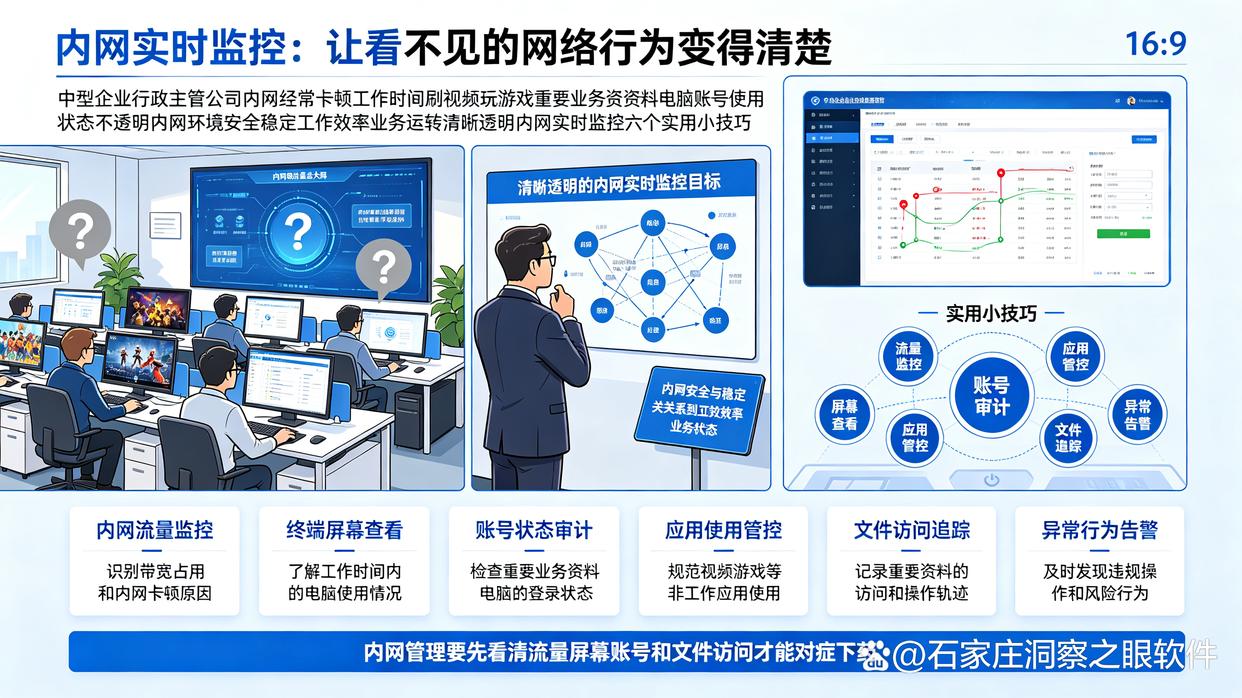 想实时监控内网?分享六个内网监控小技巧,建议学起来了(图1) 想实时监控内网?分享六个内网监控小技巧,建议学起来了(图1)