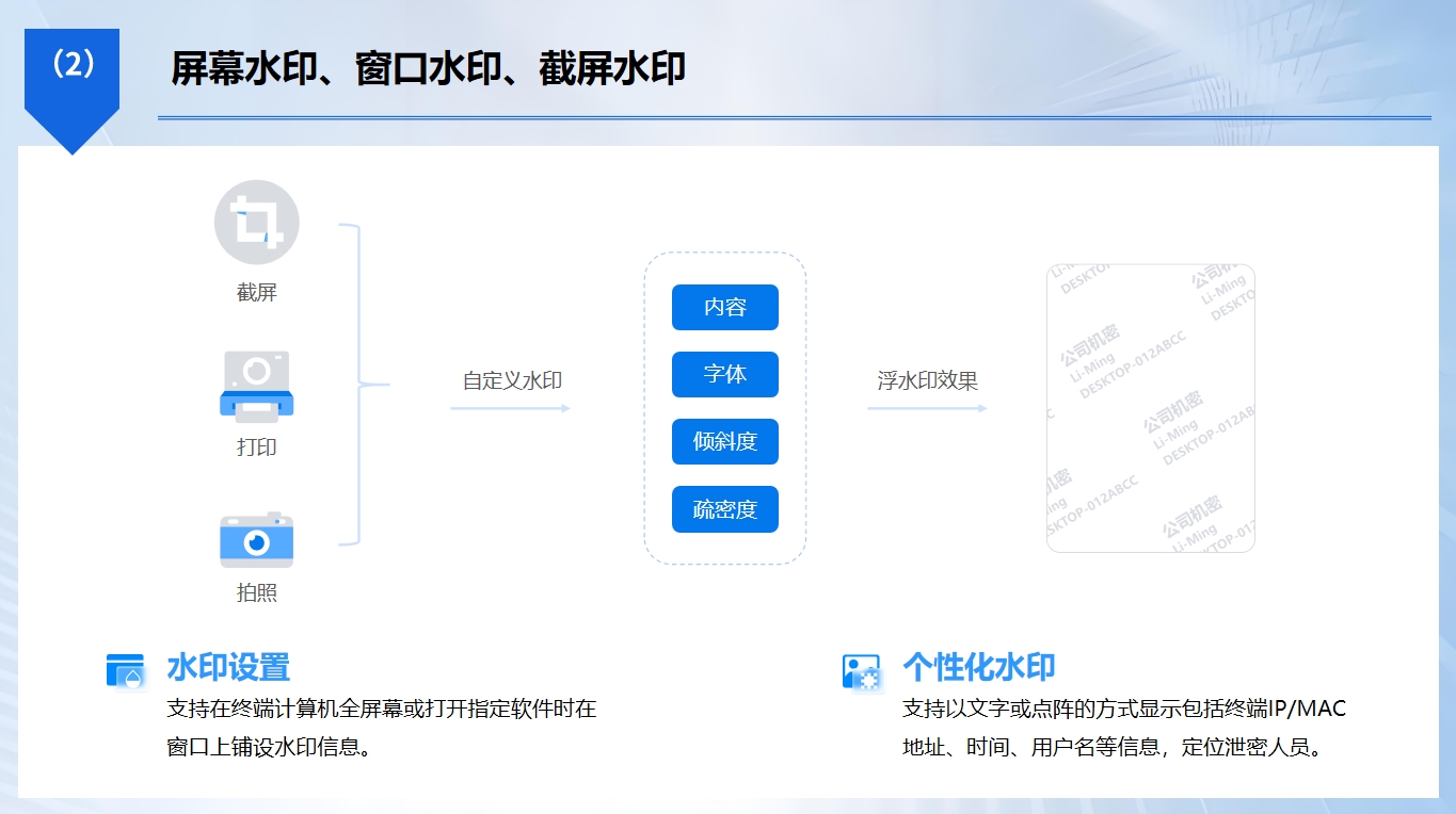 屏幕内容防外泄?4 款屏幕水印软件|2026 企业防泄密实用工具(图5) 屏幕内容防外泄?4 款屏幕水印软件|2026 企业防泄密实用工具(图5)