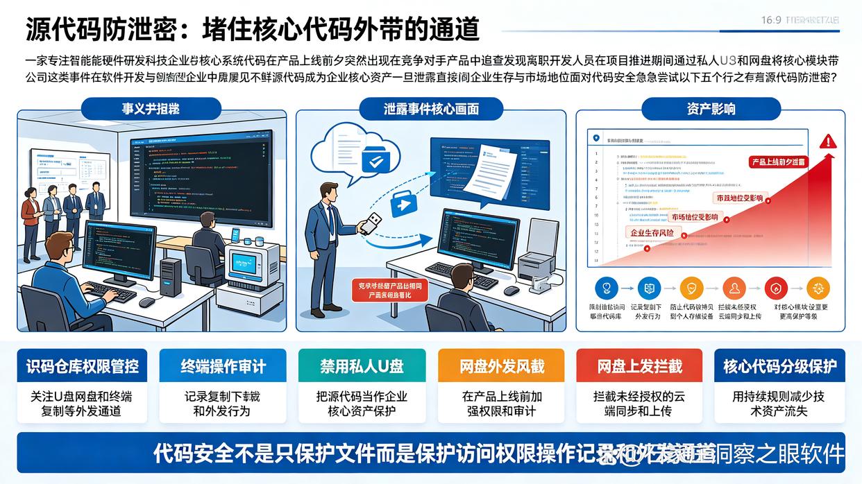 代码泄露怎么办？26年试试这五个源代码防泄密方法，快码住了(图1)