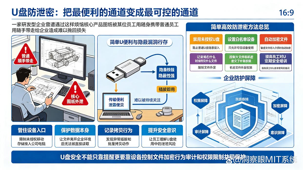 U盘老泄密？分享六个简单高效的防泄密方法，建议码住(图1)