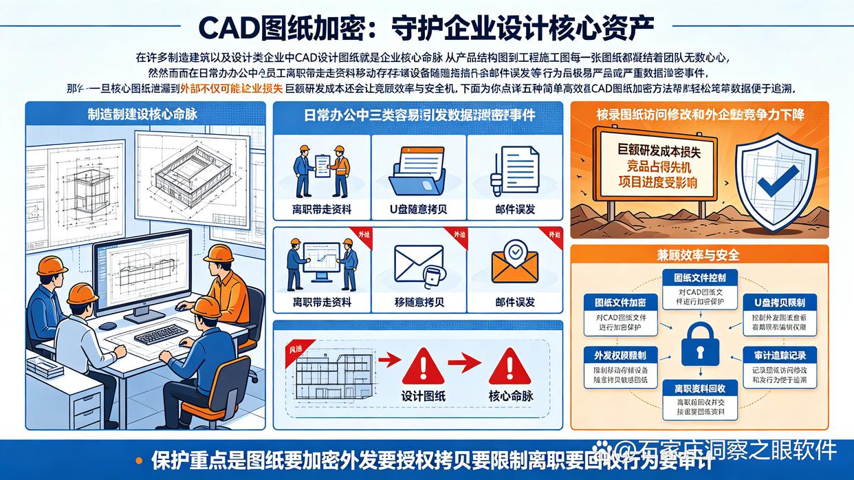 CAD图纸怎么加密？5种简单高效的CAD图纸加密方法教给你，码住试试(图1)