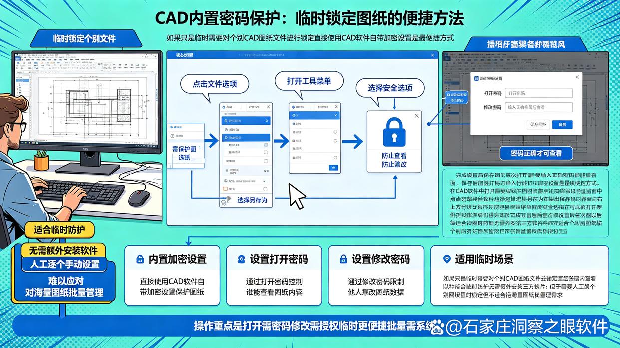 CAD图纸怎么加密？5种简单高效的CAD图纸加密方法教给你，码住试试(图6)