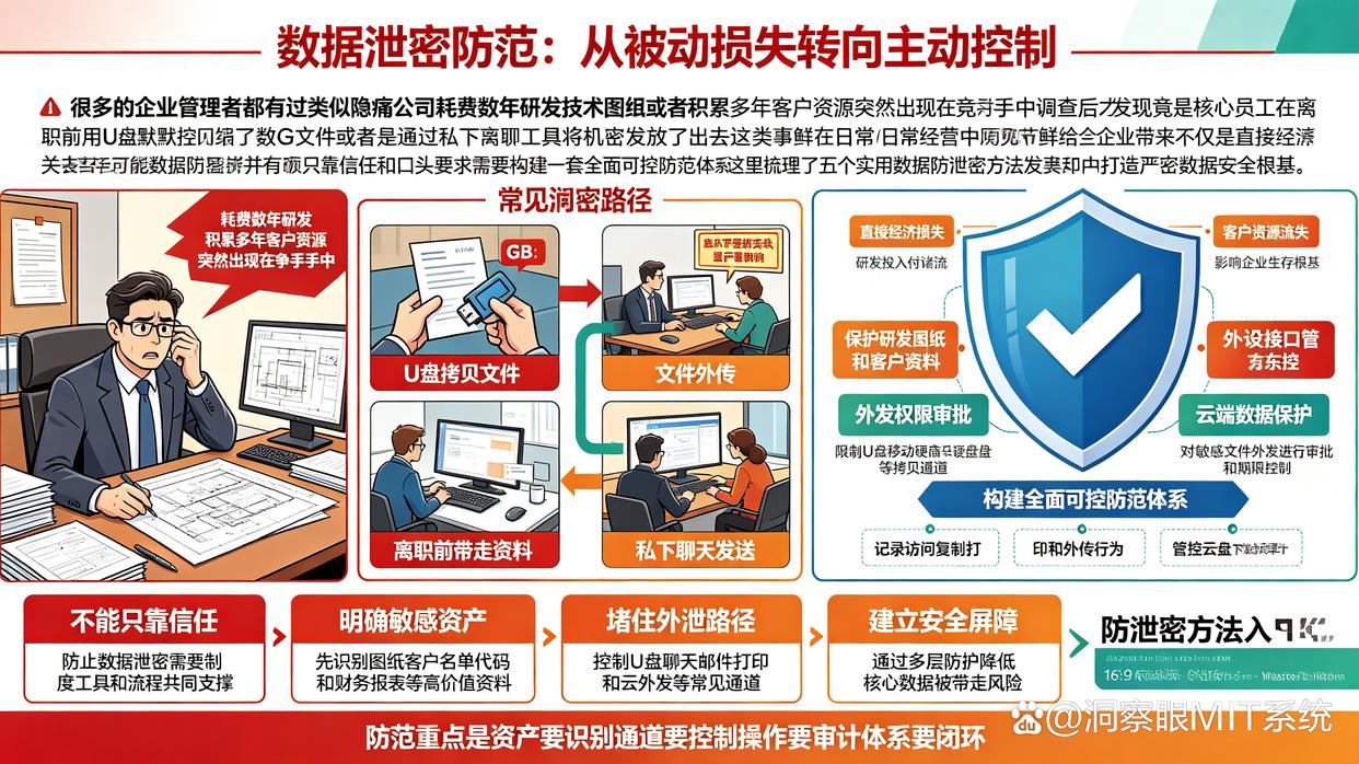 怎么防止数据泄密?推荐5个数据防泄密方法,建议学起来了(图1) 怎么防止数据泄密?推荐5个数据防泄密方法,建议学起来了(图1)