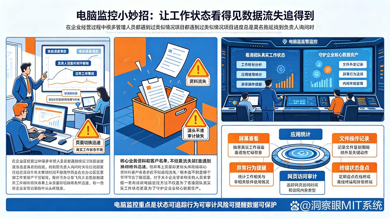 电脑如何监控？六种简单的电脑监控小妙招分享，分分钟学会(图1)