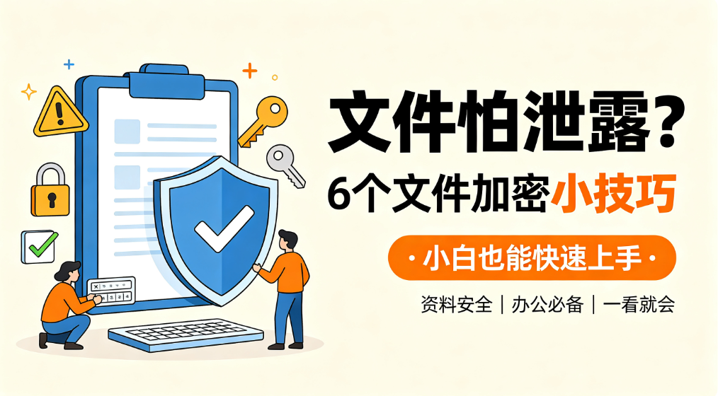 文件怕泄露?6 个文件加密小技巧|小白也能快速上手(图1) image.png