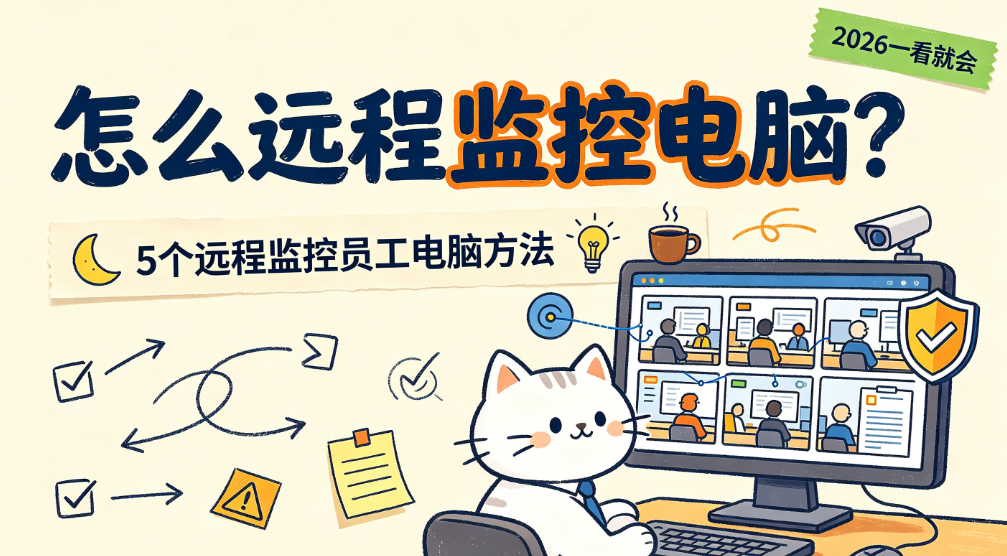 怎么远程监控电脑?5 个远程监控员工电脑方法,2026 一看就会(图1) image.png