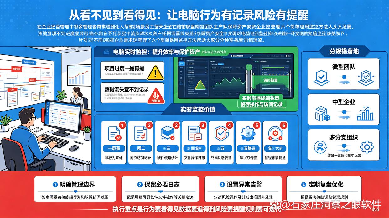 电脑怎么实时监控?分享6个电脑监控方法,分分钟学起来(图1) 电脑怎么实时监控?分享6个电脑监控方法,分分钟学起来(图1)
