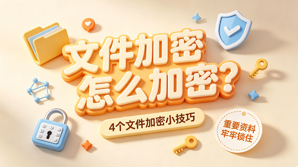 文件加密怎么加密?4 个文件加密小技巧,重要资料牢牢锁住(图1) image.png