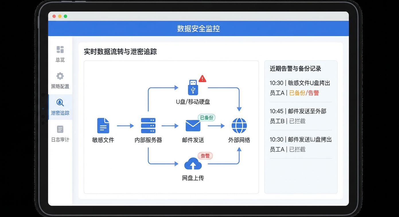 数据防泄漏系统大盘点:6 款实用系统,筑牢企业数据安全防线(图4) 数据防泄漏系统大盘点:6 款实用系统,筑牢企业数据安全防线(图4)
