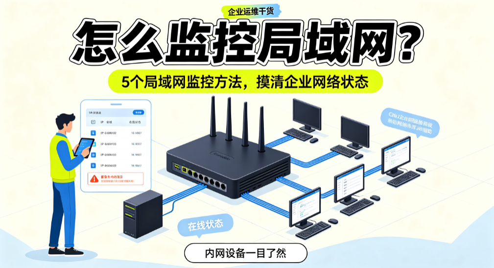 怎么监控局域网?5 个局域网监控方法,摸清企业网络状态(图1) image.png