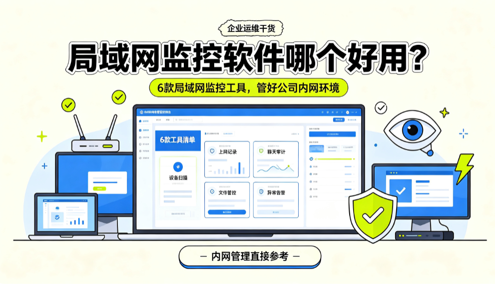 局域网监控软件哪个好用?6 款局域网监控工具,管好公司内网环境(图1) image.png