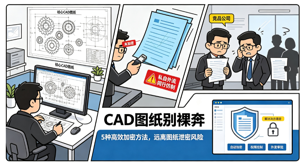 CAD 图纸怎么加密？5 种高效加密方法，远离图纸泄密风险(图1)