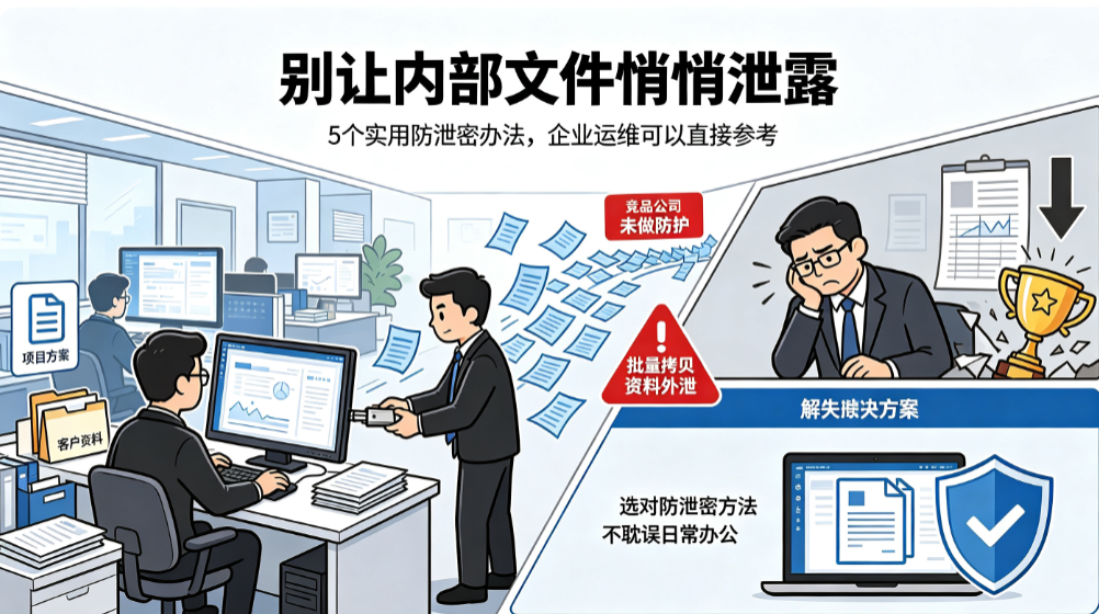 怎么防止文件泄密?5个实用防泄密方法,企业直接收藏(图1) image.png