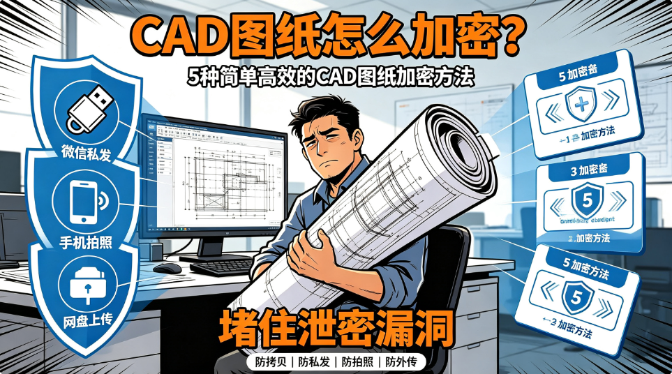 CAD 图纸怎么加密?5 种简单高效的 CAD 图纸加密方法,堵住泄密漏洞(图1) image.png