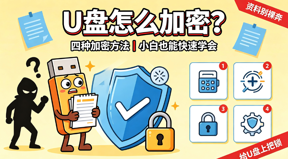 u 盘怎么加密?最新 u 盘加密的四种方法,U 盘加密方法速学(图1) image.png