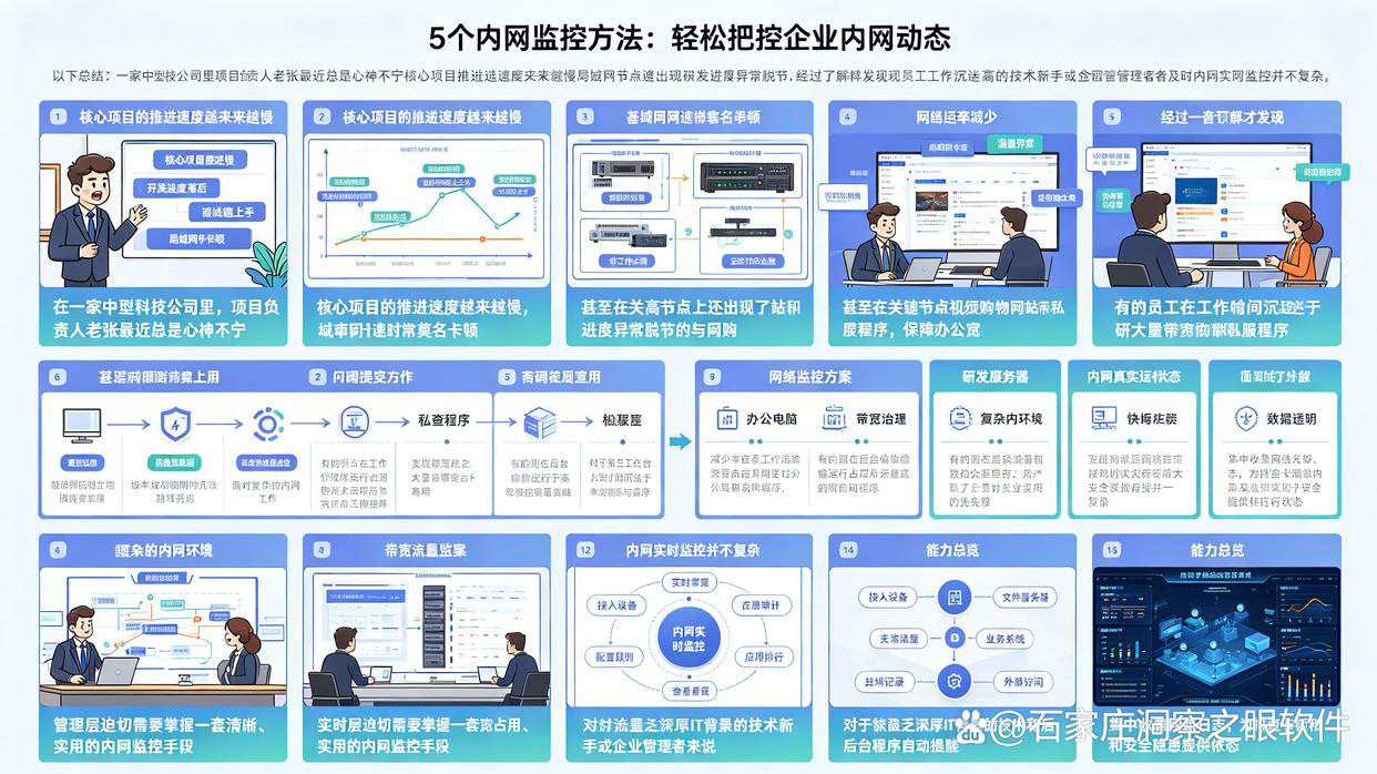 想实时监控内网动态?教你5个内网监控方法,新手也能快速上手(图1) 想实时监控内网动态?教你5个内网监控方法,新手也能快速上手(图1)