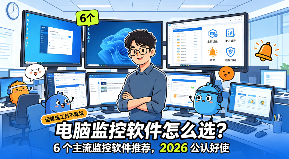 电脑监控软件怎么选?6 个主流监控软件推荐,2026 公认好使(图1) image.png