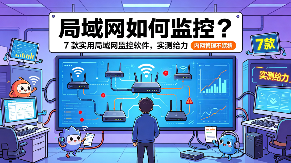 局域网如何监控?7 款实用局域网监控软件,实测给力(图1) image.png