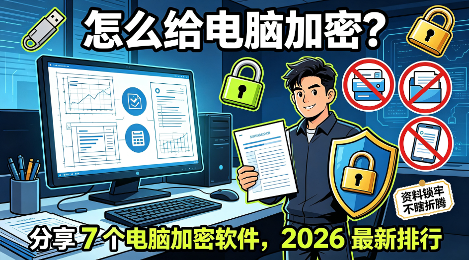 怎么给电脑加密?分享 7 个电脑加密软件,2026 最新排行(图1) image.png