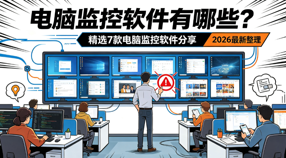 电脑监控软件有哪些?精选 7 款电脑监控软件分享,2026 最新整理(图1) image.png