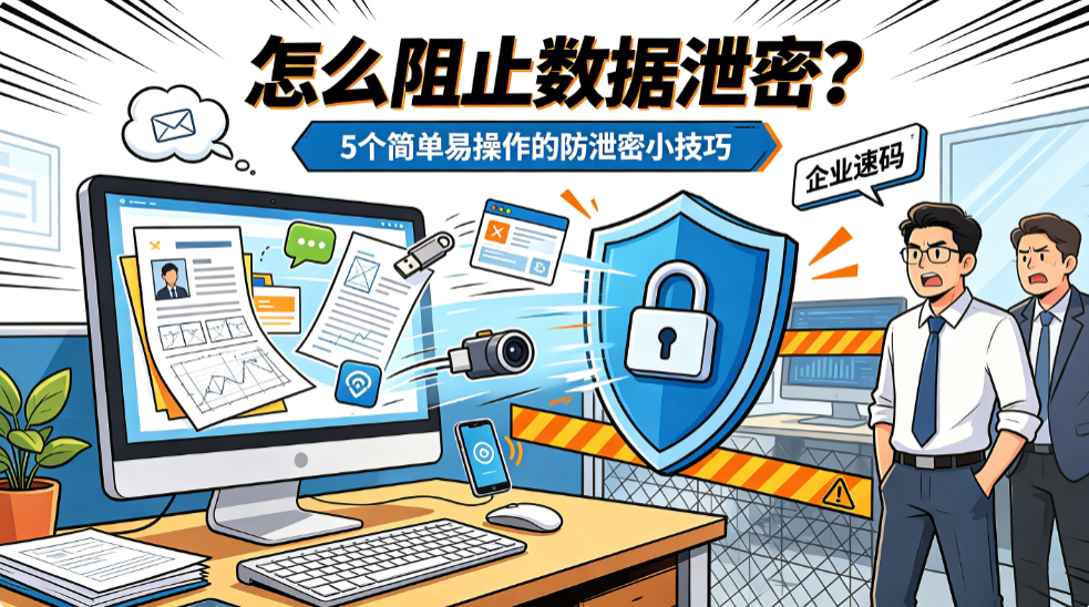 怎么阻止数据泄密?5 个简单易操作的防泄密小技巧,企业速码(图1) image.png