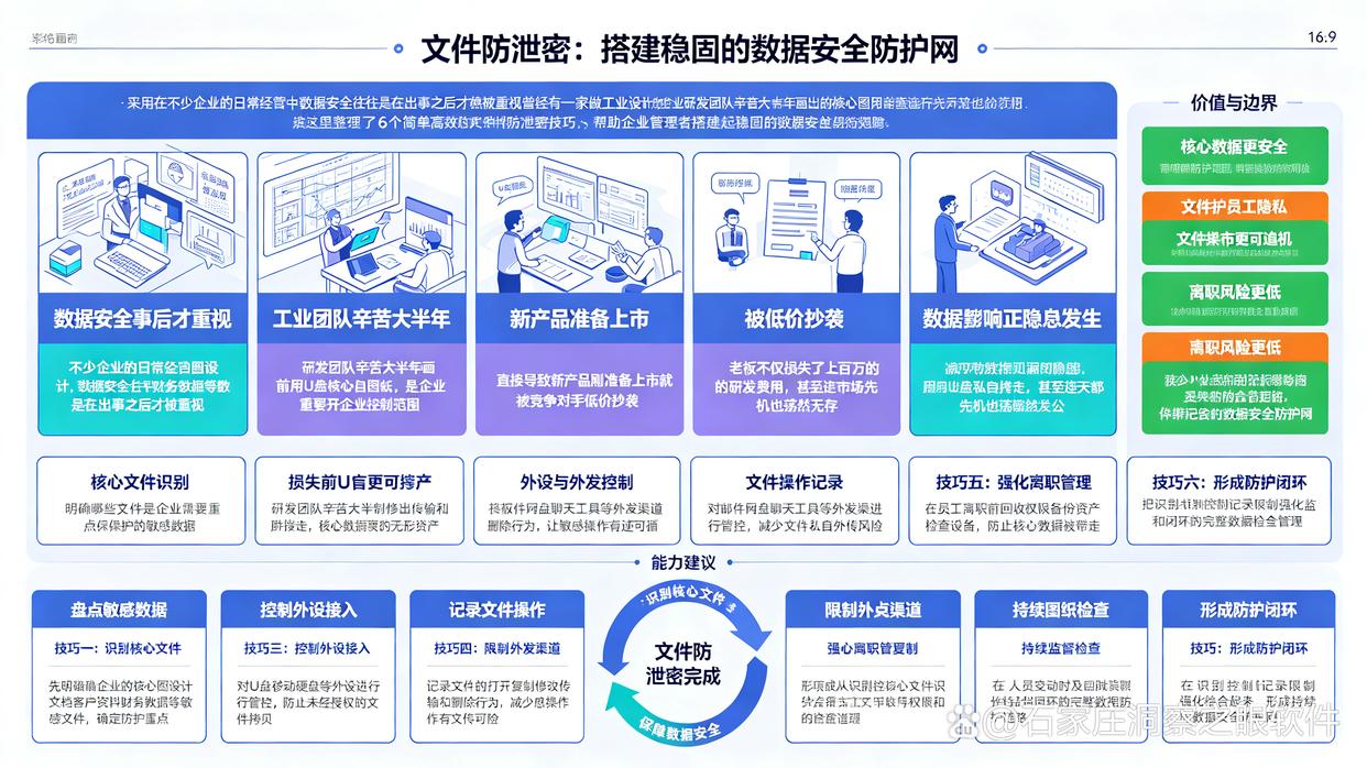 如何防止文件泄密?分享6个简单高效的文件防泄密小技巧,建议学起来(图1) 如何防止文件泄密?分享6个简单高效的文件防泄密小技巧,建议学起来(图1)