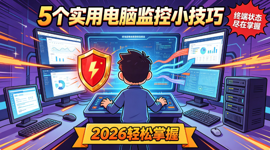 电脑怎么实时监控?5 个实用电脑监控小技巧,2026 轻松掌握(图1) image.png