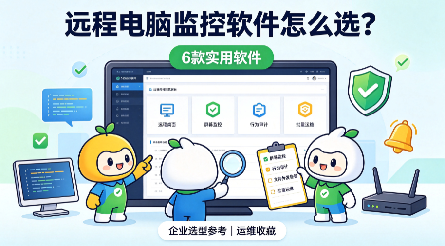 远程电脑监控软件哪个好?6 款远程电脑监控软件,企业选型参考(图1) image.png