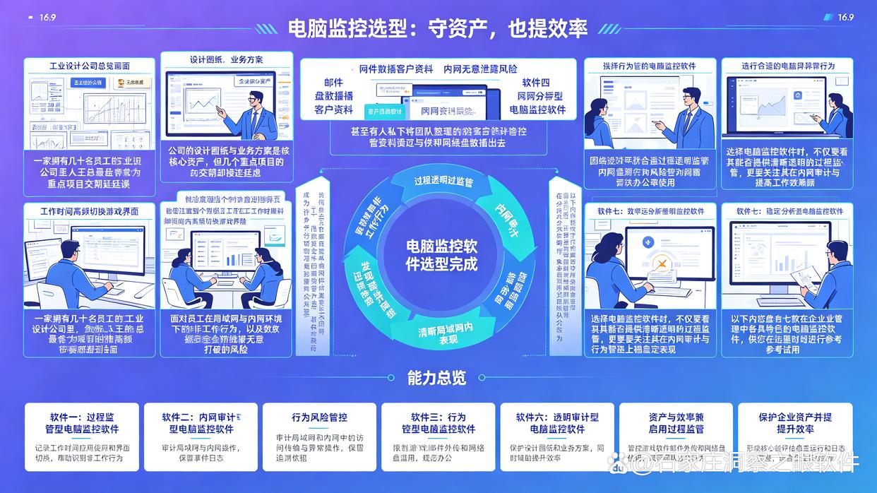 电脑监控软件怎么选?精选七款电脑监控软件,码住了(图1) 电脑监控软件怎么选?精选七款电脑监控软件,码住了(图1)