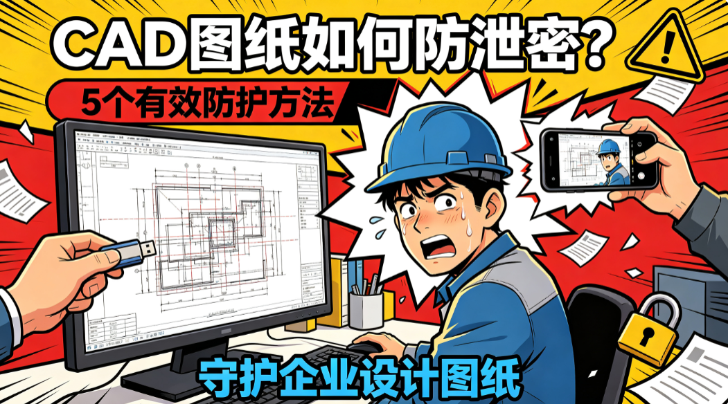 CAD 图纸如何防泄密?5 个有效防护方法,守护企业设计图纸(图1) image.png