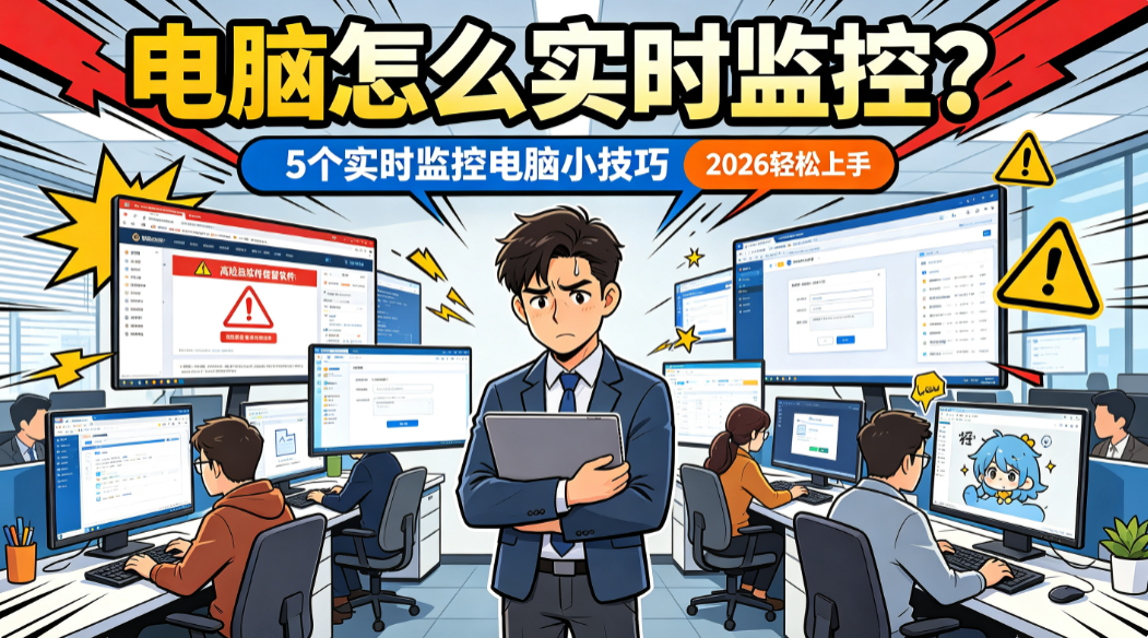 电脑怎么实时监控?5 个实时监控电脑小技巧,2026 轻松上手(图1) image.png