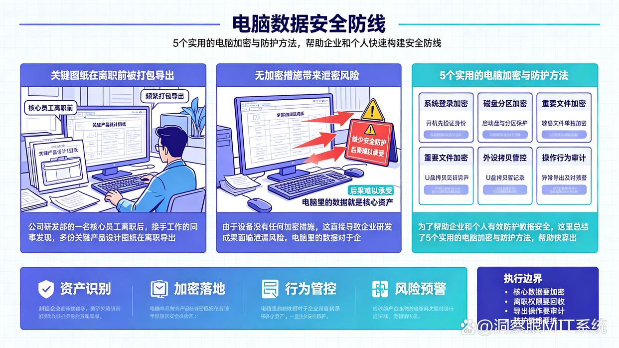 怎么给电脑加密？分享5个电脑加密小技巧，快来试试了(图1)