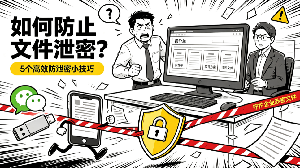 如何防止文件泄密?5 个高效防泄密小技巧,守护企业涉密文件(图1) image.png