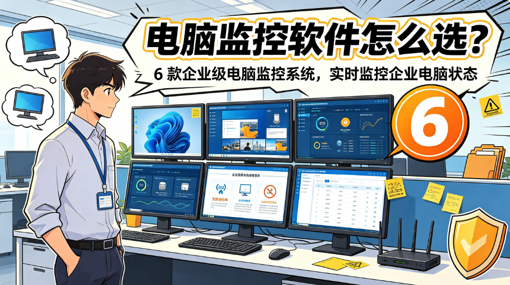 电脑监控软件怎么选?6 款企业级电脑监控系统,实时监控企业电脑状态(图1) image.png
